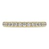 Eternity-Ring mit im Labor gezüchteten Diamanten, 0,4 Karat insgesamt, runde Form, 14-karätiges Gelbgold Eternity-Ring mit im Labor gezüchteten Diamanten, 0,4 Karat insgesamt, runde Form, 14-karätiges Gelbgold