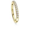 Eternity-Ring mit im Labor gezüchteten Diamanten, 0,4 Karat insgesamt, runde Form, 14-karätiges Gelbgold Eternity-Ring mit im Labor gezüchteten Diamanten, 0,4 Karat insgesamt, runde Form, 14-karätiges Gelbgold