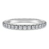 Eternity-Ring mit im Labor gezüchteten Diamanten, 0,4 Karat insgesamt, runde Form, 14K Weißgold Eternity-Ring mit im Labor gezüchteten Diamanten, 0,4 Karat insgesamt, runde Form, 14K Weißgold