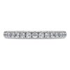 Eternity-Ring mit im Labor gezüchteten Diamanten, 0,4 Karat insgesamt, runde Form, 14K Weißgold Eternity-Ring mit im Labor gezüchteten Diamanten, 0,4 Karat insgesamt, runde Form, 14K Weißgold