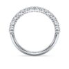 Eternity-Ring mit im Labor gezüchteten Diamanten, 0,5 Karat insgesamt, runde Form, 14-karätiges Weißgold Eternity-Ring mit im Labor gezüchteten Diamanten, 0,5 Karat insgesamt, runde Form, 14-karätiges Weißgold