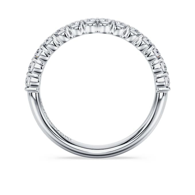 Eternity-Ring mit im Labor gezüchteten Diamanten, 0,5 Karat insgesamt, runde Form, 14-karätiges Weißgold Eternity-Ring mit im Labor gezüchteten Diamanten, 0,5 Karat insgesamt, runde Form, 14-karätiges Weißgold