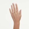Eternity-Ringe mit im Labor gezüchteten Diamanten, 1 Karat insgesamt, runde Form, 14 Karat Weißgold Eternity-Ringe mit im Labor gezüchteten Diamanten, 1 Karat insgesamt, runde Form, 14 Karat Weißgold