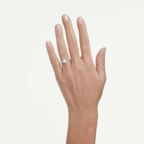 Eternity-Ringe mit im Labor gezüchteten Diamanten, 1 Karat insgesamt, runde Form, 14 Karat Weißgold Eternity-Ringe mit im Labor gezüchteten Diamanten, 1 Karat insgesamt, runde Form, 14 Karat Weißgold