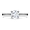 Eternity-Ringe mit im Labor gezüchteten Diamanten, 1 Karat insgesamt, runde Form, 14 Karat Weißgold Eternity-Ringe mit im Labor gezüchteten Diamanten, 1 Karat insgesamt, runde Form, 14 Karat Weißgold