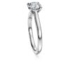 Eternity-Ringe mit im Labor gezüchteten Diamanten, 1 Karat insgesamt, runde Form, 14 Karat Weißgold Eternity-Ringe mit im Labor gezüchteten Diamanten, 1 Karat insgesamt, runde Form, 14 Karat Weißgold