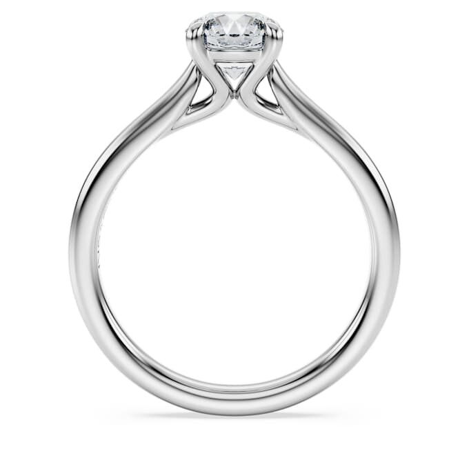Eternity-Ringe mit im Labor gezüchteten Diamanten, 1 Karat insgesamt, runde Form, 14 Karat Weißgold Eternity-Ringe mit im Labor gezüchteten Diamanten, 1 Karat insgesamt, runde Form, 14 Karat Weißgold