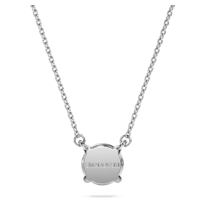Eternity-Solitaire-Anhänger mit im Labor gezüchteten Diamanten, 1 Karat insgesamt, runde Form, 14-karätiges Weißgold Eternity-Solitaire-Anhänger mit im Labor gezüchteten Diamanten, 1 Karat insgesamt, runde Form, 14-karätiges Weißgold
