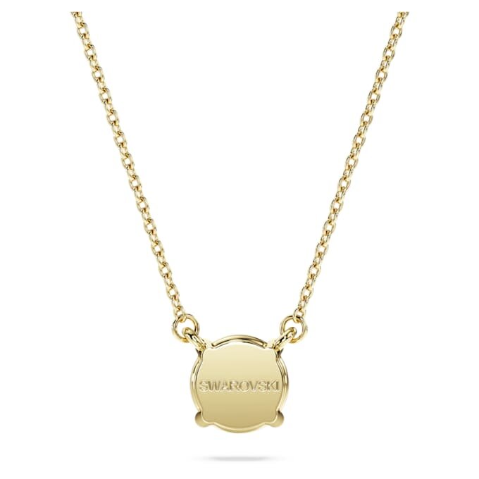 Eternity-Solitär-Anhänger mit im Labor gezüchteten Diamanten, 1 Karat insgesamt, runde Form, 14 Karat Gelbgold Eternity-Solitär-Anhänger mit im Labor gezüchteten Diamanten, 1 Karat insgesamt, runde Form, 14 Karat Gelbgold