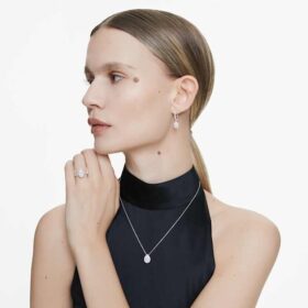 Eternity-Tropfenohrringe mit im Labor gezüchteten Diamanten, 1,25 Karat insgesamt, Birnenform, 14 Karat Weißgold Eternity-Tropfenohrringe mit im Labor gezüchteten Diamanten, 1,25 Karat insgesamt, Birnenform, 14 Karat Weißgold