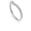 Eternity V-Band-Ring mit im Labor gezüchteten Diamanten, 0,25 Karat insgesamt, runde Form, 14-karätiges Weißgold Eternity V-Band-Ring mit im Labor gezüchteten Diamanten, 0,25 Karat insgesamt, runde Form, 14-karätiges Weißgold