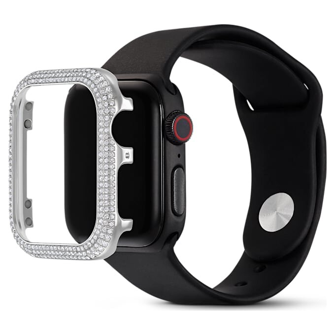 Funkelndes Etui für Apple Watch® Series 4 & 5, 40 mm, silberfarben Funkelndes Etui für Apple Watch® Series 4 & 5, 40 mm, silberfarben