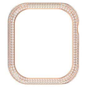 Funkelndes Gehäuse für Apple Watch® Series 7, 41 mm, Roségold-Farbton