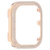 Funkelndes Gehäuse für Apple Watch® Series 7, 41 mm, Roségold-Farbton