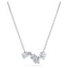 Galaxy-Anhänger mit im Labor gezüchteten Diamanten, 0,82 Karat insgesamt, verschiedene Formen, Sterlingsilber Galaxy-Anhänger mit im Labor gezüchteten Diamanten, 0,82 Karat insgesamt, verschiedene Formen, Sterlingsilber