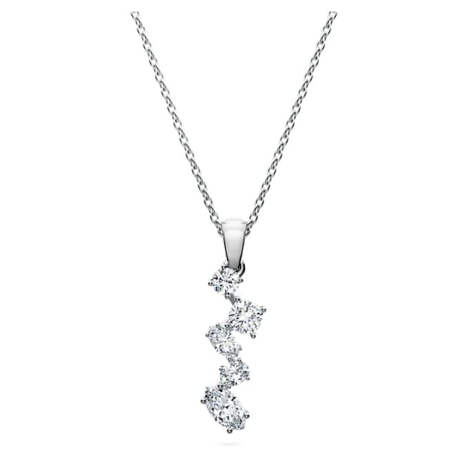 Galaxy-Anhänger mit im Labor gezüchteten Diamanten, 0,9 Karat insgesamt, verschiedene Formen, 14 Karat Weißgold Galaxy-Anhänger mit im Labor gezüchteten Diamanten, 0,9 Karat insgesamt, verschiedene Formen, 14 Karat Weißgold