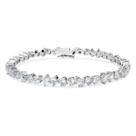 Galaxy-Armband mit im Labor gezüchteten Diamanten, 5 Karat insgesamt, verschiedene Formen, 14 Karat Weißgold Galaxy-Armband mit im Labor gezüchteten Diamanten, 5 Karat insgesamt, verschiedene Formen, 14 Karat Weißgold