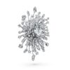 Galaxy-Brosche mit im Labor gezüchteten Diamanten, 15,71 Karat insgesamt, verschiedene Formen, 18 Karat Weißgold Galaxy-Brosche mit im Labor gezüchteten Diamanten, 15,71 Karat insgesamt, verschiedene Formen, 18 Karat Weißgold