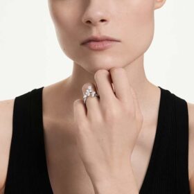 Galaxy-Bypass-Ring mit im Labor gezüchteten Diamanten, 1,25 Karat insgesamt, verschiedene Formen, 14-karätiges Weißgold Galaxy-Bypass-Ring mit im Labor gezüchteten Diamanten, 1,25 Karat insgesamt, verschiedene Formen, 14-karätiges Weißgold