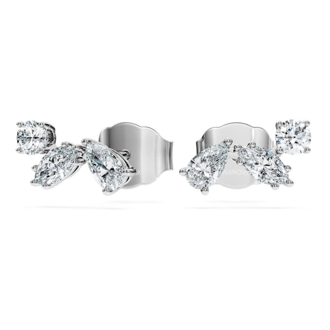 Galaxy-Ohrringe mit im Labor gezüchteten Diamanten, 0,5 Karat insgesamt, verschiedene Schliffformen, Sterlingsilber Galaxy-Ohrringe mit im Labor gezüchteten Diamanten, 0,5 Karat insgesamt, verschiedene Schliffformen, Sterlingsilber
