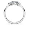 Galaxy-Ring mit im Labor gezüchteten Diamanten, 0,43 Karat insgesamt, verschiedene Formen, Sterlingsilber