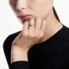 Galaxy-Ring mit im Labor gezüchteten Diamanten, 2 Karat insgesamt, runde Form, 14-karätiges Weißgold Galaxy-Ring mit im Labor gezüchteten Diamanten, 2 Karat insgesamt, runde Form, 14-karätiges Weißgold