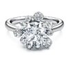 Galaxy-Ring mit im Labor gezüchteten Diamanten, 2 Karat insgesamt, runde Form, 14-karätiges Weißgold Galaxy-Ring mit im Labor gezüchteten Diamanten, 2 Karat insgesamt, runde Form, 14-karätiges Weißgold