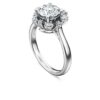 Galaxy-Ring mit im Labor gezüchteten Diamanten, 2 Karat insgesamt, runde Form, 14-karätiges Weißgold Galaxy-Ring mit im Labor gezüchteten Diamanten, 2 Karat insgesamt, runde Form, 14-karätiges Weißgold