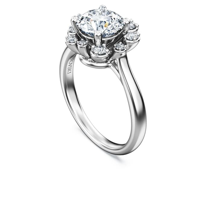 Galaxy-Ring mit im Labor gezüchteten Diamanten, 2 Karat insgesamt, runde Form, 14-karätiges Weißgold Galaxy-Ring mit im Labor gezüchteten Diamanten, 2 Karat insgesamt, runde Form, 14-karätiges Weißgold