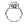 Galaxy-Ring mit im Labor gezüchteten Diamanten, 2 Karat insgesamt, runde Form, 14-karätiges Weißgold Galaxy-Ring mit im Labor gezüchteten Diamanten, 2 Karat insgesamt, runde Form, 14-karätiges Weißgold