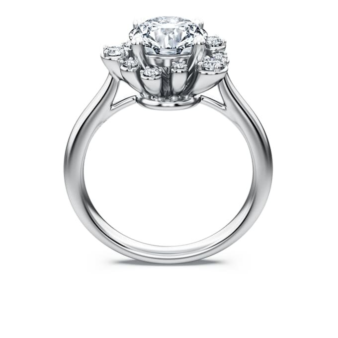 Galaxy-Ring mit im Labor gezüchteten Diamanten, 2 Karat insgesamt, runde Form, 14-karätiges Weißgold Galaxy-Ring mit im Labor gezüchteten Diamanten, 2 Karat insgesamt, runde Form, 14-karätiges Weißgold