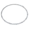 Galaxy-Tennis-Halskette mit im Labor gezüchteten Diamanten, 47,27 Karat insgesamt, gemischte Schliffformen, 18 Karat Weißgold Galaxy-Tennis-Halskette mit im Labor gezüchteten Diamanten, 47,27 Karat insgesamt, gemischte Schliffformen, 18 Karat Weißgold