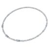 Galaxy-Tennis-Halskette mit im Labor gezüchteten Diamanten, 47,27 Karat insgesamt, gemischte Schliffformen, 18 Karat Weißgold Galaxy-Tennis-Halskette mit im Labor gezüchteten Diamanten, 47,27 Karat insgesamt, gemischte Schliffformen, 18 Karat Weißgold
