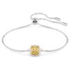Geburtsstein-Armband mit quadratischem Schliff, November, Gelb, rhodiniert Geburtsstein-Armband mit quadratischem Schliff, November, Gelb, rhodiniert