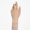 Gema-Armband mit gemischten Schliffformen, mehrfarbig, vergoldet Gema-Armband mit gemischten Schliffformen, mehrfarbig, vergoldet