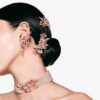 Gema Haarspange Kristallperle, verschiedene Schliffe, Blume, Rosa, goldfarben plattiert Gema Haarspange Kristallperle, verschiedene Schliffe, Blume, Rosa, goldfarben plattiert