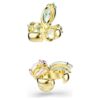 Gema Ohrklemmen – asymmetrisches Design, gemischte Schliffe, mehrfarbig, goldfarben plattiert Gema Ohrklemmen – asymmetrisches Design, gemischte Schliffe, mehrfarbig, goldfarben plattiert
