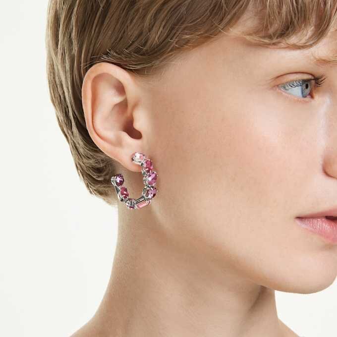 Gema Ohrringe in Rosa, rhodiniert Gema Ohrringe in Rosa, rhodiniert