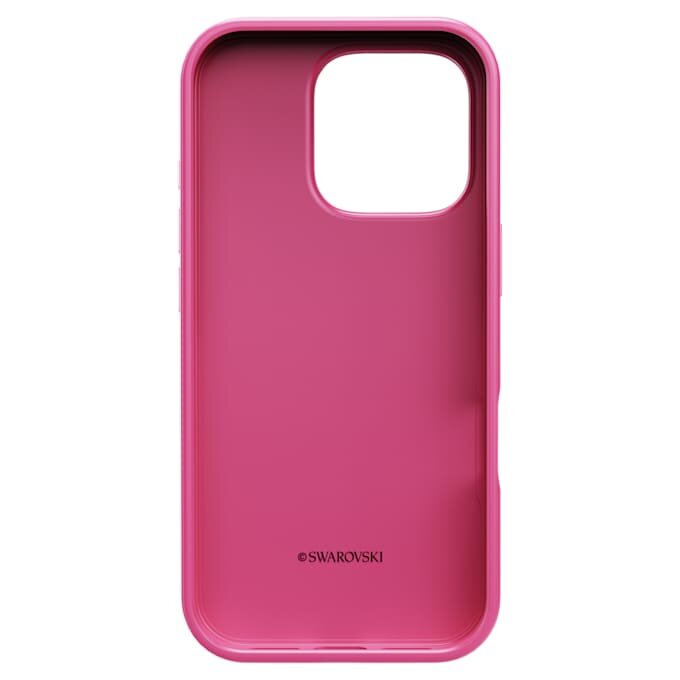 Hochwertige Smartphone-Hülle mit Kristall-Print-Motiv, iPhone® 16 Pro, Rosa Hochwertige Smartphone-Hülle mit Kristall-Print-Motiv, iPhone® 16 Pro, Rosa