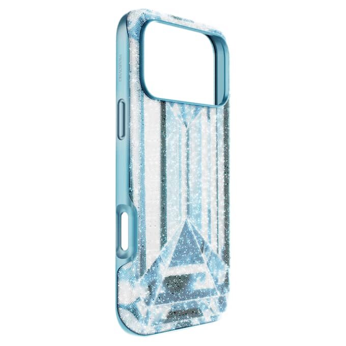 Hochwertige Smartphone-Hülle mit Kristalleffekt, iPhone® 17 Pro Max, Blau Hochwertige Smartphone-Hülle mit Kristalleffekt, iPhone® 17 Pro Max, Blau