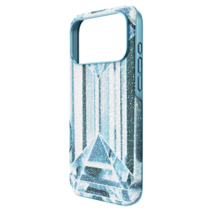Hochwertige Smartphone-Hülle mit Kristalleffekt, iPhone® 17 Pro Max, Blau Hochwertige Smartphone-Hülle mit Kristalleffekt, iPhone® 17 Pro Max, Blau