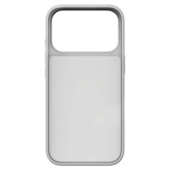 Hohe Smartphone-Hülle mit flachen Kristallen, iPhone® 17 Pro, silberfarben Hohe Smartphone-Hülle mit flachen Kristallen, iPhone® 17 Pro, silberfarben