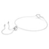 Hyperbola-Armband „Infinity and Heart“, weiß, rhodiniert Hyperbola-Armband „Infinity and Heart“, weiß, rhodiniert