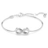 Hyperbola-Armband „Infinity“, weiß, rhodiniert Hyperbola-Armband „Infinity“, weiß, rhodiniert