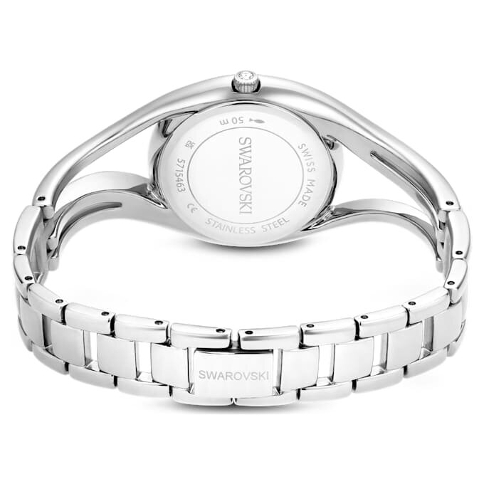 Hyperbola Armreihenuhr Swiss Made, Metallarmband, Blau, Edelstahl Hyperbola Armreihenuhr Swiss Made, Metallarmband, Blau, Edelstahl