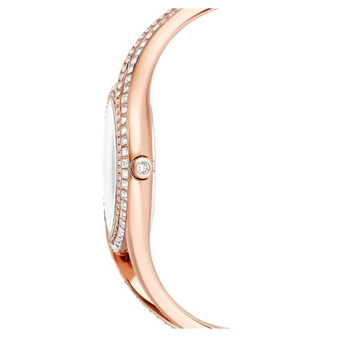 Hyperbola Armreihuhr, Swiss Made, Metallarmband, Roségoldfarben, roségoldfarbene Oberfläche Hyperbola Armreihuhr, Swiss Made, Metallarmband, Roségoldfarben, roségoldfarbene Oberfläche