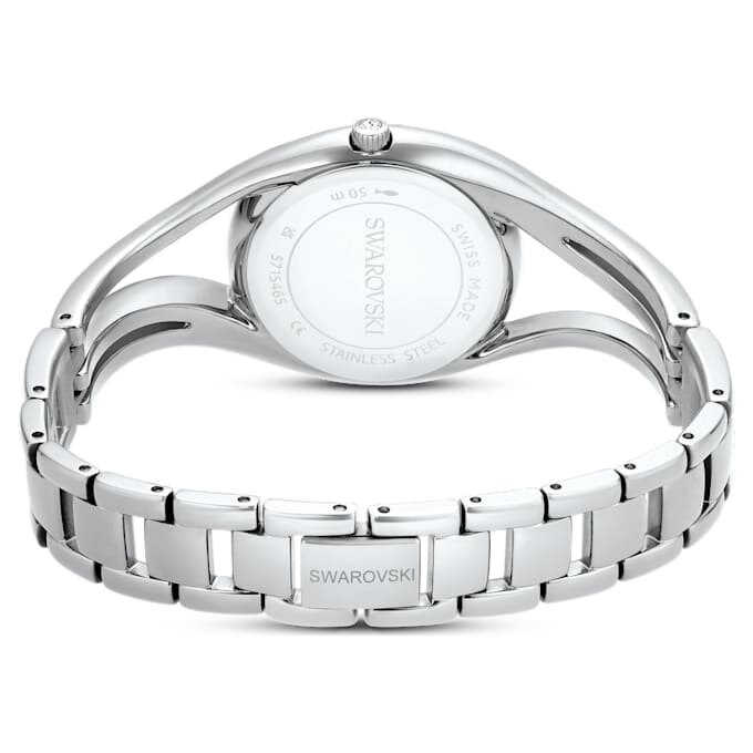 Hyperbola Armreihuhr Swiss Made, Metallarmband, silberfarben, Edelstahl Hyperbola Armreihuhr Swiss Made, Metallarmband, silberfarben, Edelstahl