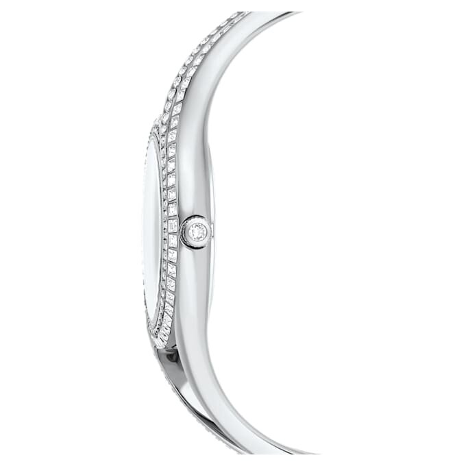 Hyperbola Armreihuhr Swiss Made, Metallarmband, silberfarben, Edelstahl Hyperbola Armreihuhr Swiss Made, Metallarmband, silberfarben, Edelstahl