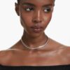Hyperbola-Choker, Rundschliff, Weiß, Mixed-Metal-Finish Hyperbola-Choker, Rundschliff, Weiß, Mixed-Metal-Finish