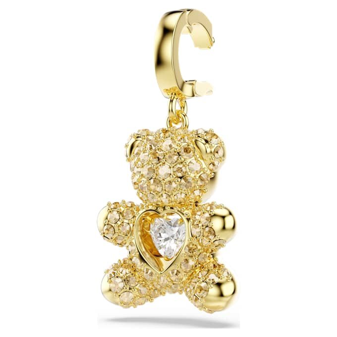 Idyllia-Anhänger mit gemischten Schliffen, Teddy, goldfarben, vergoldet Idyllia-Anhänger mit gemischten Schliffen, Teddy, goldfarben, vergoldet